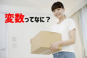 変数ってなに？